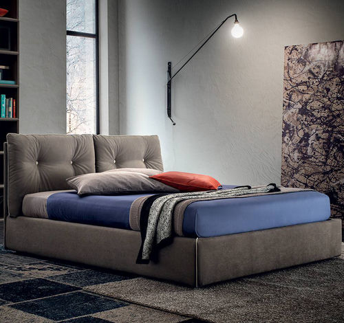 Lit double - SCOTTY - Felis s.r.l. unipersonale - simple / contemporain / tapissé