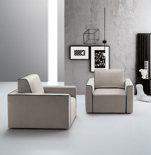 Fauteuil contemporain - WALLY - Felis s.r.l. unipersonale - en tissu / en pin / en bois massif