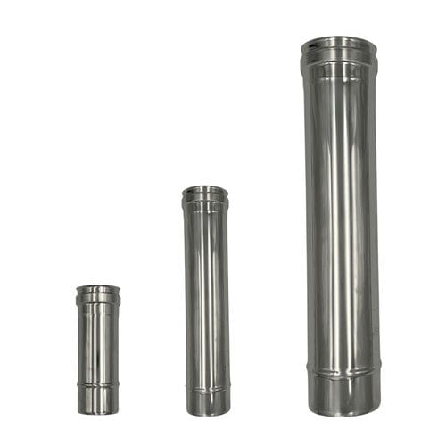 Conduit de cheminée paroi simple - F.lli Padovan - en inox / système complet