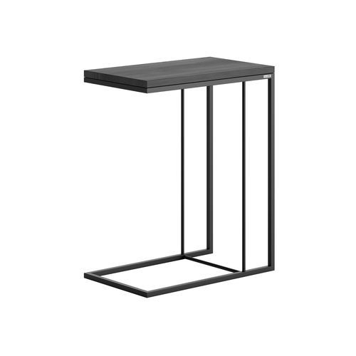 Table d'appoint design minimaliste - FELIX - take me HOME. - en acier à revêtement par poudre / en placage de bois / en chêne