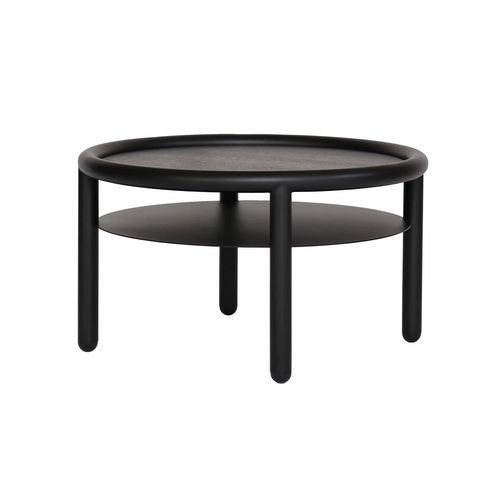 Table basse design minimaliste - MONOLIT - take me HOME. - en bois laqué mat / en chêne / en acier à revêtement par poudre