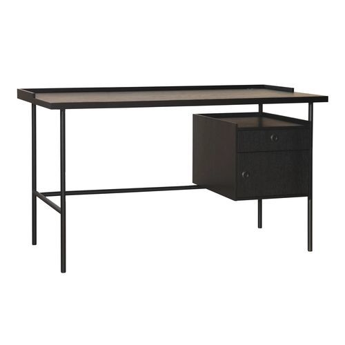 Bureau poste de travail - MARCEL - take me HOME. - sur pied / vintage / en acier à revêtement par poudre