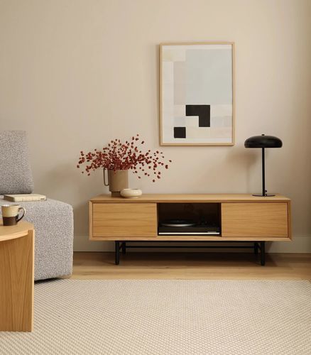 Meuble TV moderne - AURORA MEDIA MINI - take me HOME. - avec tiroirs / avec câblage dissimulé / avec rangement intégré