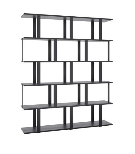 Bibliothèque design minimaliste - INTELIGO - take me HOME. - pour bureau / en acier à revêtement par poudre / en placage de bois