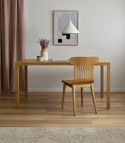 Table à manger design minimaliste - FINO - take me HOME. - en bois massif / en bois laqué / en chêne