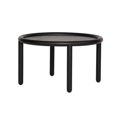 Table basse design minimaliste - MONOLIT - take me HOME. - en acier à revêtement par poudre / en placage de bois / en chêne