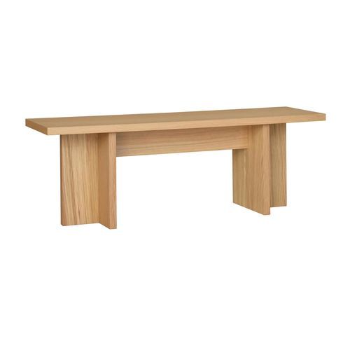 Banc contemporain - HOLGER - take me HOME. - en placage de bois / en chêne naturel / sans accoudoirs