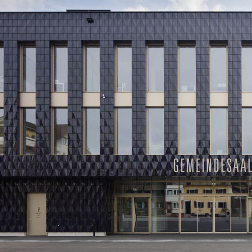 Bardage en céramique - DREIKLANG STEINHAUSEN - m&r Manufaktur GmbH - en panneaux / 3D / aspect carrelage