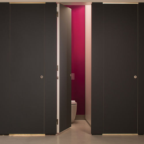 Cabine sanitaire MDF - ALTO FENIX - Washroom Washroom Limited - stratifiée / pour WC / pour établissement public