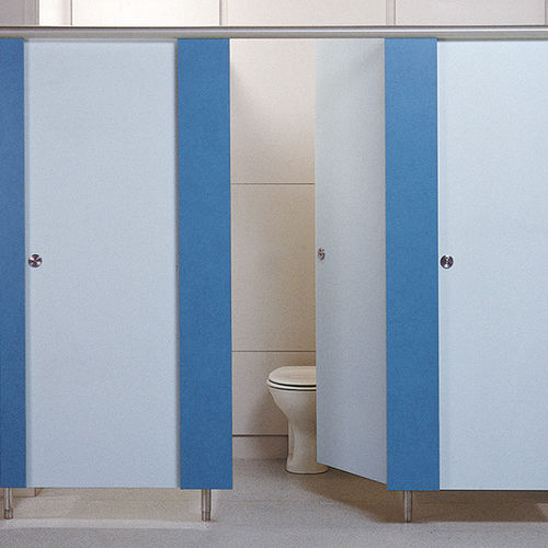 Cabine sanitaire MDF - ARIA - Washroom Washroom Limited - stratifiée / pour WC / pour établissement public