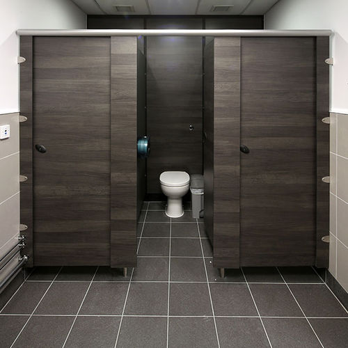 Cabine sanitaire en inox - FORTE - Washroom Washroom Limited - stratifiée / pour WC / pour établissement public