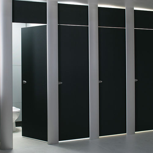 Cabine sanitaire stratifiée - INTERMEZZO - Washroom Washroom Limited - MDF / en aluminium / pour WC