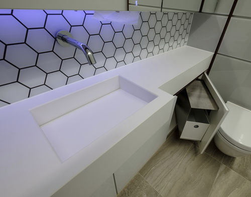 Plan vasque en Silestone® - Washroom Washroom Limited - à usage professionnel
