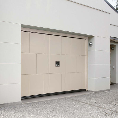 Porte de garage basculante - Slot - SILVELOX GROUP SPA - en chêne / en mélèze / en okoumé