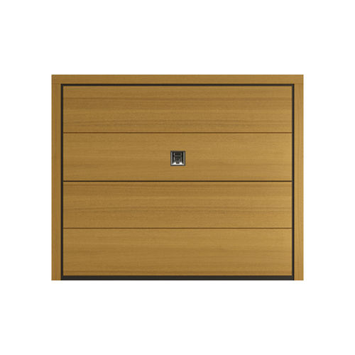 Porte de garage basculante - Emi - SILVELOX GROUP SPA - en métal / en chêne / en mélèze