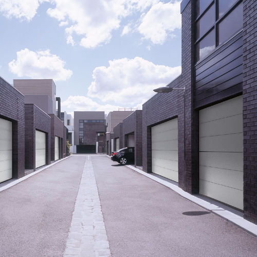 Porte de garage overlap - Six - SILVELOX GROUP SPA - en chêne / en mélèze / en okoumé