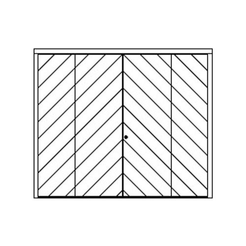 Porte d'entrée - Spi - SILVELOX GROUP SPA - en chêne / en mélèze / battante