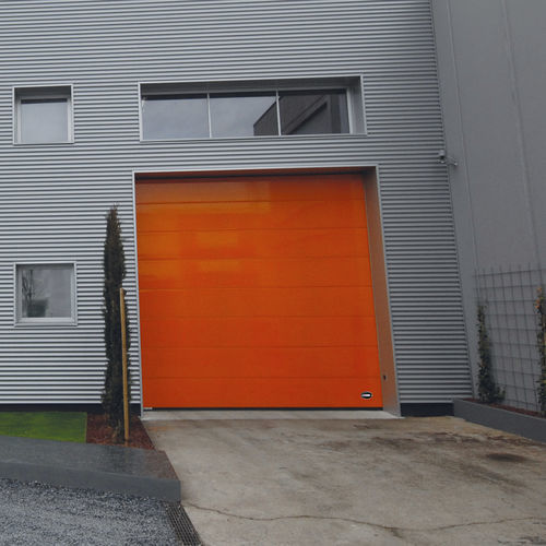 Porte industrielle sectionnelle - SI Series - SILVELOX GROUP SPA - en acier galvanisé / en acier inoxydable / automatique