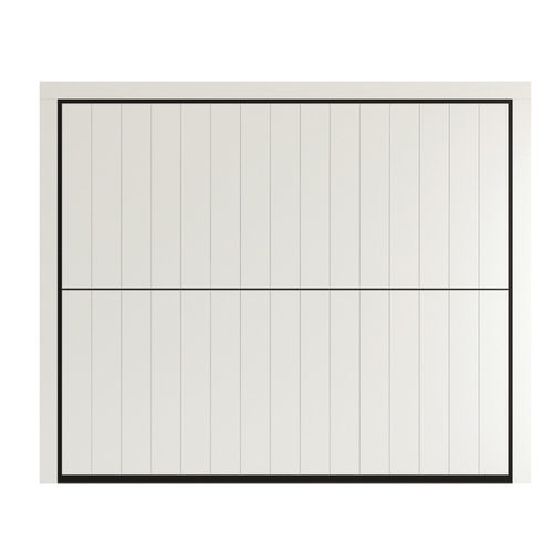 Porte de garage sectionnelle - SECURLAP VIP - SILVELOX GROUP SPA - en placage de bois / en contreplaqué / automatique