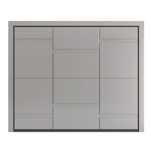 Porte de garage sectionnelle - SECURLAP SLOT - SILVELOX GROUP SPA - en bois / en contreplaqué / automatique