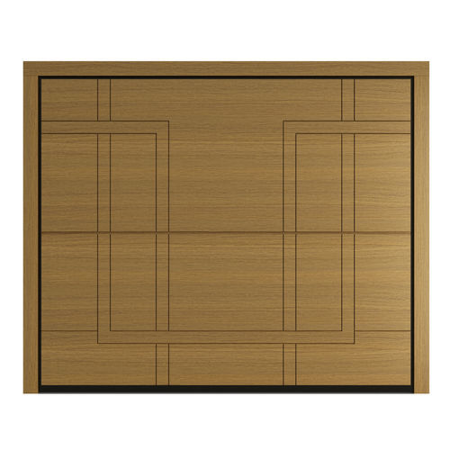 Porte de garage sectionnelle - SECURLAP TAU - SILVELOX GROUP SPA - en okoumé / en contreplaqué / automatique