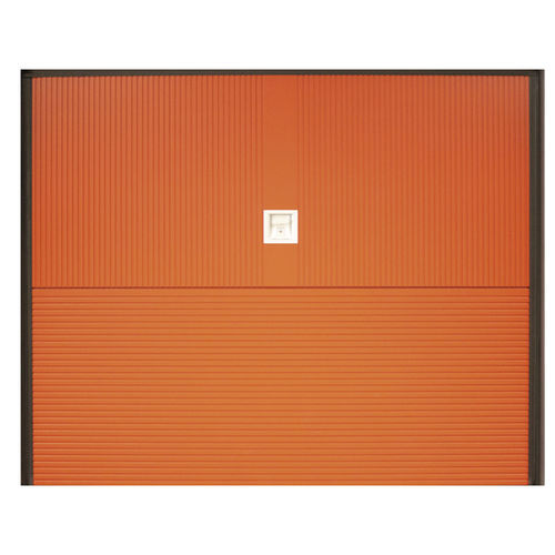 Porte de garage sectionnelle - SECURLAP MILLERIGHE - SILVELOX GROUP SPA - en bois / en contreplaqué / automatique