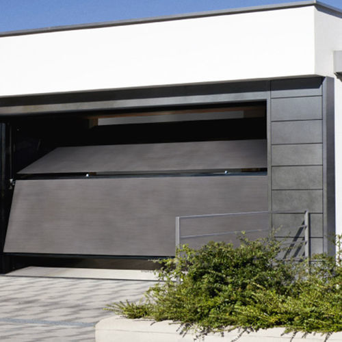 Porte de garage sectionnelle - SECURLAP DUO - SILVELOX GROUP SPA - en bois massif / en placage de bois / en contreplaqué