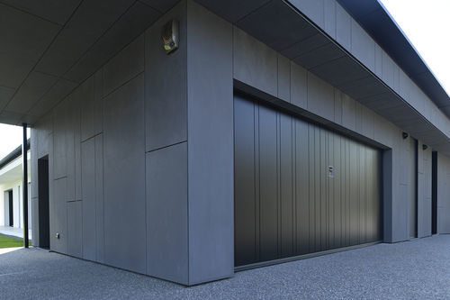 Porte de garage basculante - Secur - SILVELOX GROUP SPA - en bois / manuelle / automatique