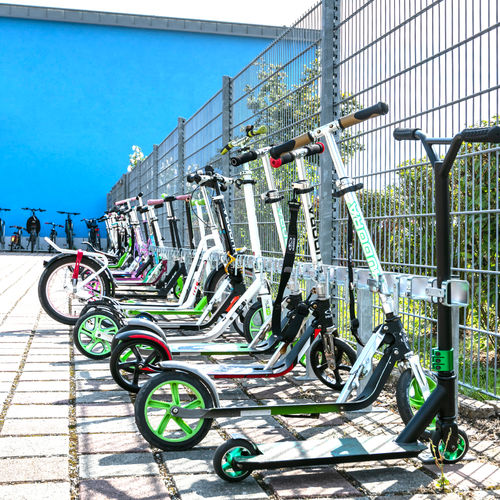 Range-trottinette sécurisé - Rollerstop - CROSO FRANCE - pour espace public / en métal / professionnel