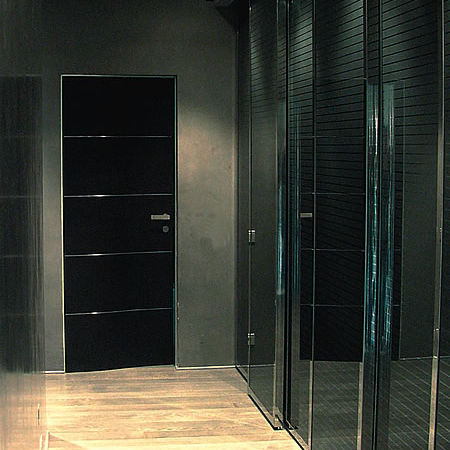 Porte d'intérieur - PRIVATE VILLA - LF ITALY - en inox / battante / pleine