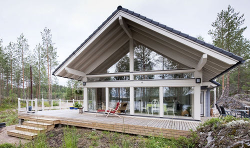Maison préfabriquée - POLAR 60 - Polar Life Haus - écologique / contemporaine / avec terrasse