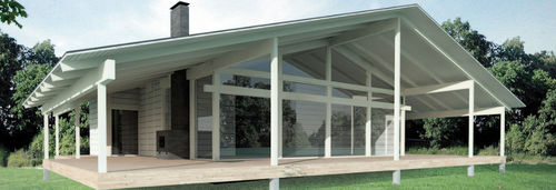 Maison préfabriquée - POLAR 110 - Polar Life Haus - écologique / contemporaine / avec terrasse