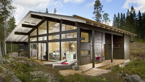 Maison préfabriquée - POLAR 132 - Polar Life Haus - écologique / contemporaine / avec terrasse