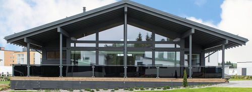 Maison préfabriquée - POLAR 165 - Polar Life Haus - écologique / contemporaine / avec terrasse