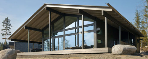 Maison préfabriquée - POLAR 186 - Polar Life Haus - écologique / contemporaine / avec terrasse
