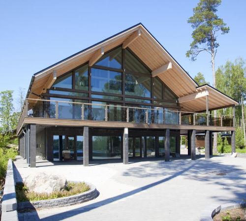 Maison préfabriquée - POLAR 400 - Polar Life Haus - écologique / contemporaine / avec terrasse