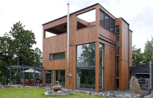 Maison préfabriquée - VILLA MAX - Polar Life Haus - écologique / contemporaine / avec terrasse