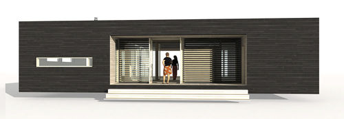 Maison préfabriquée - PLUSVILLA ATRIUM 125 - Polar Life Haus - écologique / contemporaine / à ossature bois