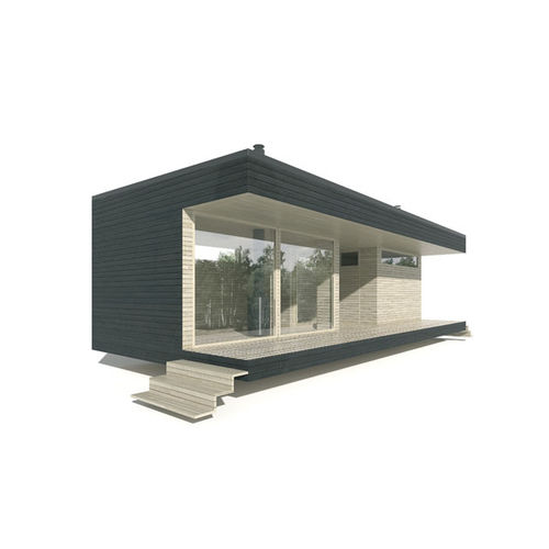 Maison préfabriquée - PLUSSAUNA - Polar Life Haus - écologique / contemporaine / à ossature bois