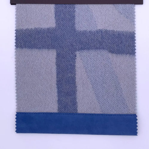 Bordure de tissu pour la décoration intérieure - SUEDE SANDWICH  - ARTIGIANI DEL CASHMERE - pour couverture / pour plaid / personnalisable