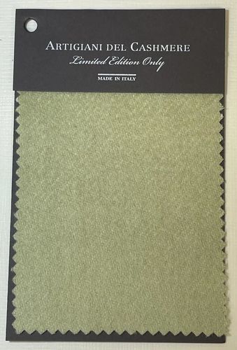 Tissu pour la décoration intérieure - ASPARAGUS - ARTIGIANI DEL CASHMERE - pour couverture / pour plaid / uni