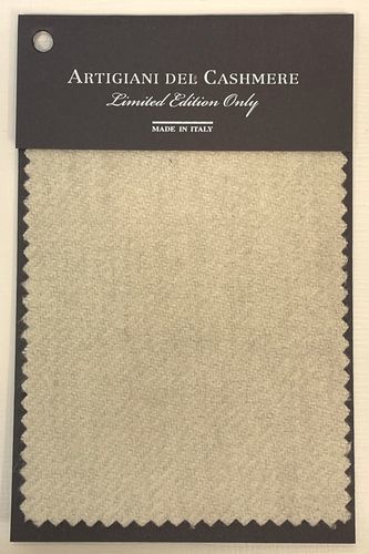 Tissu pour la décoration intérieure - PALE YELLOW  - ARTIGIANI DEL CASHMERE - pour couverture / pour plaid / uni