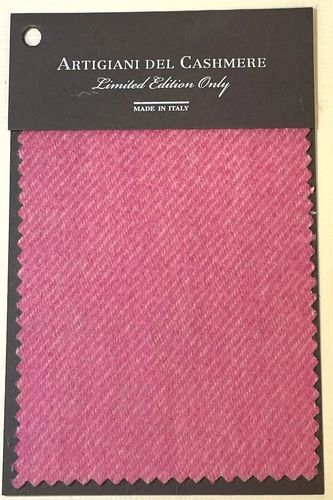 Tissu pour la décoration intérieure - ROSE DU SOIR - ARTIGIANI DEL CASHMERE - pour couverture / pour plaid / uni