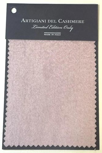 Tissu pour la décoration intérieure - TEA ROSE - ARTIGIANI DEL CASHMERE - pour couverture / pour plaid / uni
