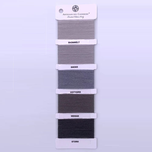 Tissu pour plaid - GREY/BROWN YARNS - ARTIGIANI DEL CASHMERE - pour couverture / pour la décoration intérieure / uni
