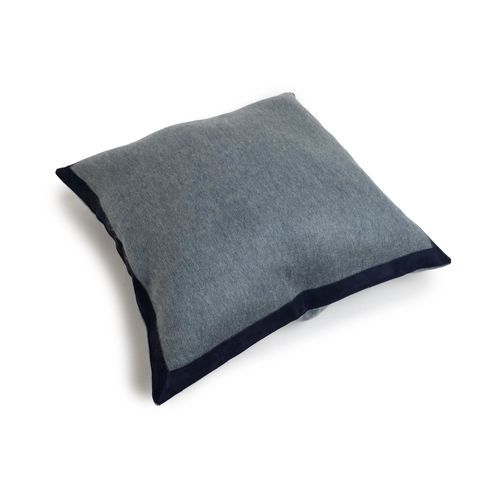 Coussin carré - CLS/CUSCSDC/996 - ARTIGIANI DEL CASHMERE - uni / bleu / personnalisable