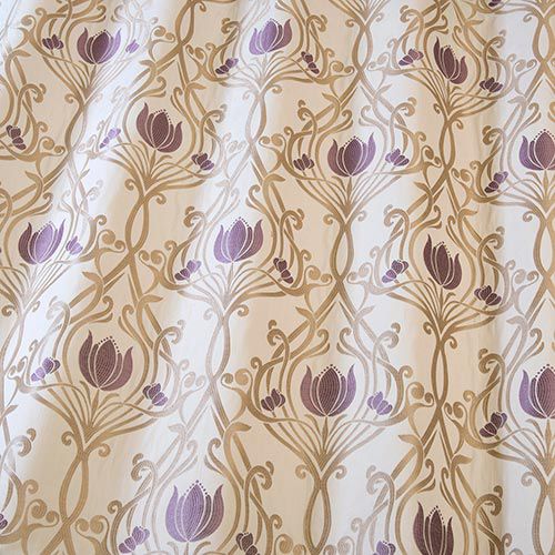 Tissu d'ameublement - AMETHYST SERPENTINE - Loome Fabrics - pour rideaux / à fleurs / en polyester