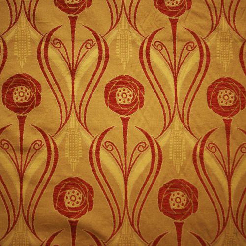 Tissu d'ameublement - CHENILLE ROSES BLAZE - Loome Fabrics - à motif / en coton / en polyester