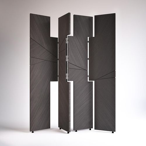 Paravent contemporain - HUDSON - Rossato Srl - en bois / gris