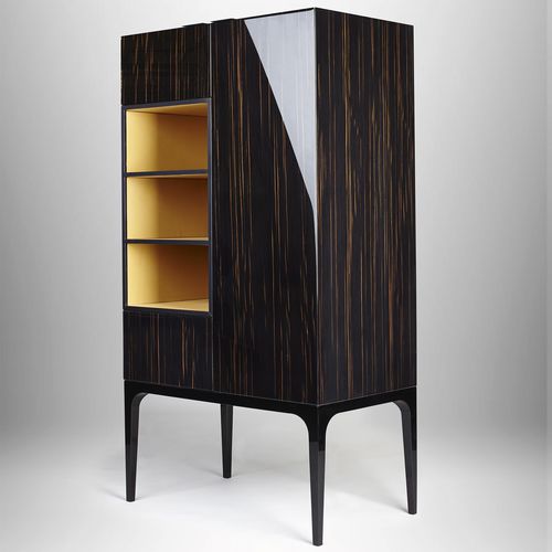 Buffet sur pieds hauts - MADISON - Rossato Srl - classique / en ébène / en métal